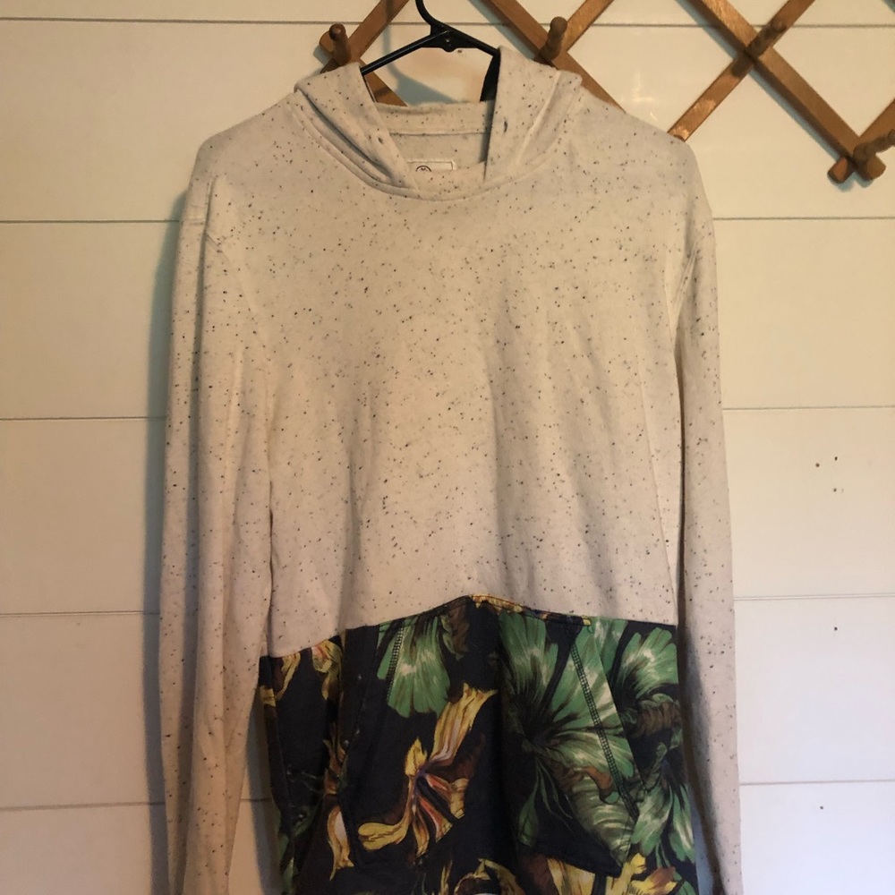 On the byas atlas neps peiced hooded shirt